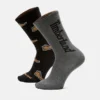 2-pack Timberland® Crew-sokken met all-over print 2-pack Timberland® Crew-sokken met all-over print