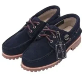 3-Eye Lug Boat “Dark Blue Suede”