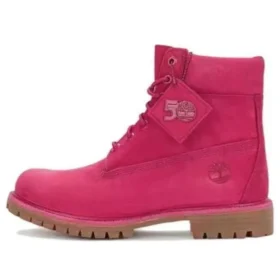 50th Anniversary Edition Premium 6-Inch Waterproof Boot “Dark Pink Nubuck”
