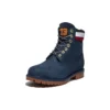 6-Inch Heritage Cupsole Laarzen “Navy Nubuck met rood”
