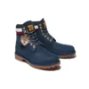 6-Inch Heritage Cupsole Laarzen “Navy Nubuck met rood”