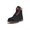 6 Inch Heritage Cupsole Laarzen “Zwart Nubuck met Rood”