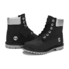 6 Inch Heritage Cupsole waterdichte laarzen “Zwart nubuck met zilveren kraag”