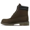 6 inch laarzen met dubbele kraag “Dark Chocolate Nubuck”