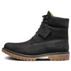 6-Inch Premium geperforeerde laars “Zwart Nubuck”