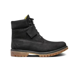 6-Inch Premium geperforeerde laars “Zwart Nubuck”