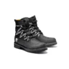 6-Inch Premium laarzen van premium stof en leer “Zwarte logo-riempjes”