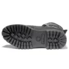 6-Inch Premium laarzen van premium stof en leer “Zwarte logo-riempjes”