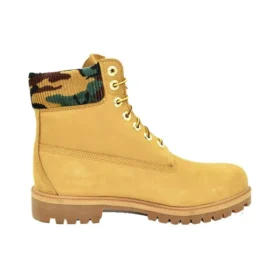 6-Inch Premium Laarzen “Wheat Nubuck met camouflagekraag”
