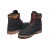 6-Inch Premium Laarzen “Zwart Nubuck met Camouflage Kraag”