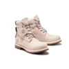 6-Inch Premium ReBOTL-laars van stof en leer “Pale Pink”