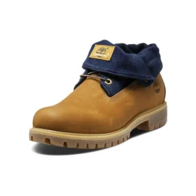 6-Inch Premium roll-top laarzen “Wheat Navy”