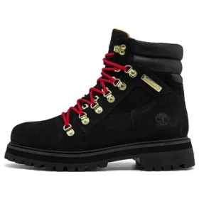 6 inch premium Vibram waterdichte laarzen “Zwart Nubuck”