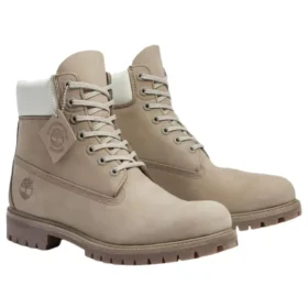 6-Inch Premium waterdicht “Medium Grey Nubuck Light Green”