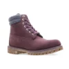 6-Inch Premium waterdichte laars met dubbele kraag “Burgundy Nubuck”