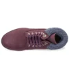 6-Inch Premium waterdichte laars met dubbele kraag “Burgundy Nubuck”