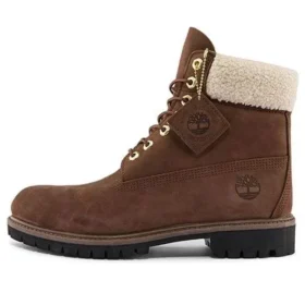 6-Inch Premium Waterproof Boot “Brown and Fleece Collar”