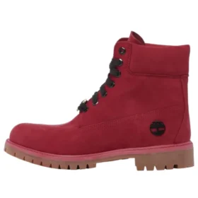 6-Inch Premium Waterproof Boot “Medium Red Black”