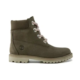 6-Inch Premium Waterproof Boot met brede pasvorm “Olive Nubuck”