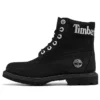 6-Inch Premium Waterproof Boot “Zwart nubuck met zilveren logo”