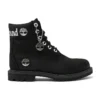 6-Inch Premium Waterproof Boot “Zwart nubuck met zilveren logo”