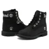 6-Inch Premium Waterproof Boot “Zwart nubuck met zilveren logo”