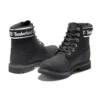 6-Inch Premium Waterproof Laarzen met brede pasvorm “Zwart Nubuck Logo”