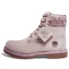 6-Inch Premium Waterproof Lt “Pink Nubuck Velvet”