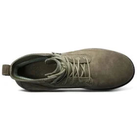 6-Inch Premium Waterproof Vibram-laarzen met brede pasvorm “Olive Green”