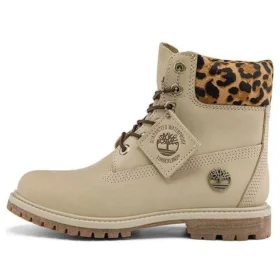6-Inch Safari Cheetah Waterdichte Laarzen “Ivory Nubuck”