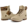 6-Inch Safari Cheetah Waterdichte Laarzen “Ivory Nubuck”