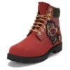 6 inch waterdichte laarzen “Dark Red Nubuck”