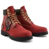 6 inch waterdichte laarzen “Dark Red Nubuck”