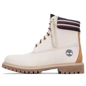 6-Inch Waterproof Laarzen “Wit Oranje”