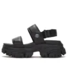 Adley Way Backstrap Sandalen “Zwart”
