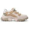 Adley Way lage veters Sneakers “Beige Nubuck”