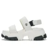 Adley Way Sandalen met achterband “White”