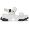 Adley Way Sandalen met achterband “White”