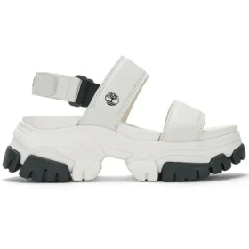 Adley Way Sandalen met achterband “White”