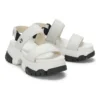 Adley Way Sandalen met achterband “White”