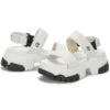Adley Way Sandalen met achterband “White”