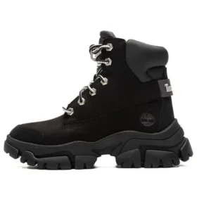 Adley Way Sneakerlaars “Zwart Nubuck”