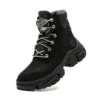 Adley Way Sneakerlaars “Zwart Nubuck”