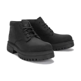 Arbor Road waterdichte chukka-laars “Zwart Full Grain”