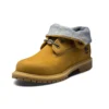 Authentic Waterproof Roll-Top laarzen met bloemenprint “Wheat Grey”