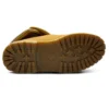 Authentic Waterproof Roll-Top laarzen met bloemenprint “Wheat Grey”