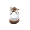 Authentieke handgenaaide bootschoenen “White Full Grain”