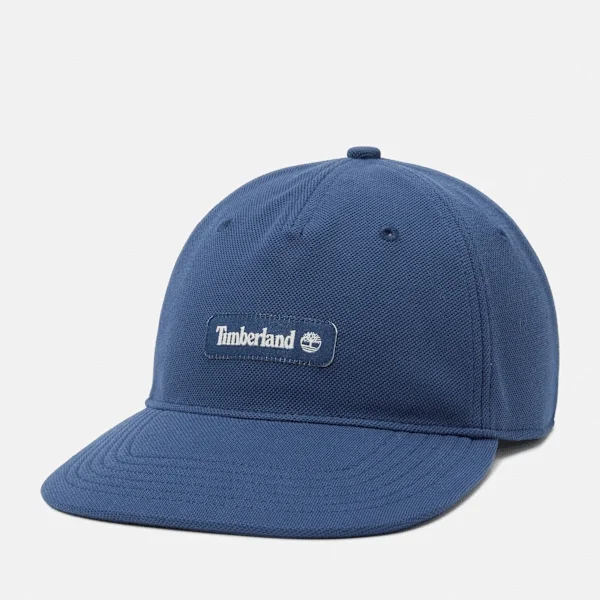 Baseballpet met geweven logo Baseballpet met geweven logo