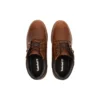 Basic leren waterafstotende Oxford-schoenen “Bruin”
