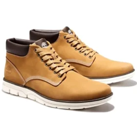 Bradstreet leren chukka-laars “Tarwe”